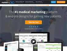 Tablet Screenshot of medicalmarketing360.com
